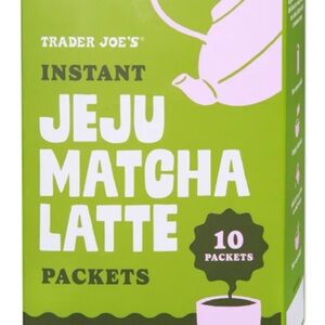 New Sealed Trader Joe's Instant Jeju Matcha Latte 10 packets in a box